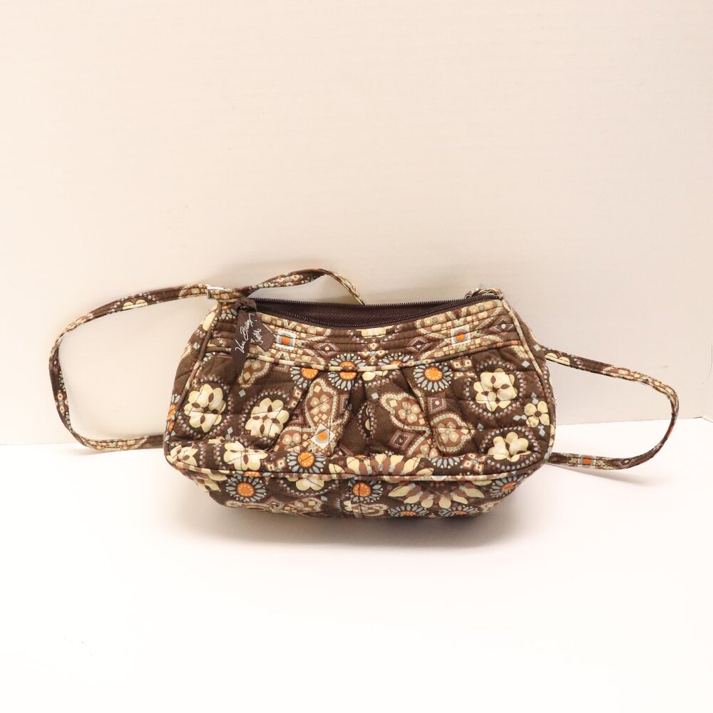 Vera Bradley Orange and Black Purse Small Shoulder Handbag